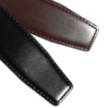 Miniatyrbillede 2 af 5: Sort Bælte - Herrebælte Læder Jeans Justerbar Herrebælte i Læder 34mm Bred 110-130CM