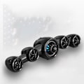 Miniatyrbillede 1 af 4: Bluetooth Højttaler, Bærbar Stereo Højttaler, 10 Timer Subwoofer Spilletid, SD Kort Support, Indbygget Mikrofon  Sort
