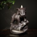 Miniatyrbillede 3 af 5: Elefant dekorativ røgelse brænder røg tilbagestrømning røgelse brænder håndværk boligindretning