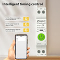 Miniatyrbillede 2 af 5: Intelligent afbryder TUYA APP Kompatibel WiFi Kompatibel Statistik Elektriker Lav switch med beskyttelse mod lækager beskyttelse mod over