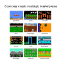 Miniatyrbild 5 av 5: All-in-One Handheld Spelkonsol för Två Spelare med 400 Retrospel, Underhållningskonsol för Alla Åldrar, Barnpresent, Rabatt Klassisk Handhållen