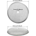 Miniatyrbilde 2 av 4: Pakke med 6 filtre med ekstra sil for presskanne, gjenbrukbare filtre i rustfritt stålnett for universelle kaffepresser på 1000 ml / 34 oz