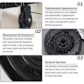 Miniatyrbillede 5 af 5: 2 Pak 90mm Universal Trækhjul Trækhjul Slidstærkt Rundt Nylon Trækhjul til Fitnessudstyr og Kabelløft