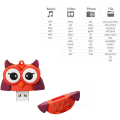 Miniatyrbilde 3 av 4: Tegneserie USB-minnepinne i plast, PVC, 128 GB (ugle)