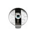 Miniatyrbilde 2 av 5: Gassknapper 6mm universal universal universal knapper komfyrknapp sølv gasskomfyrknapper for ovn og gasskomfyr 6 rom