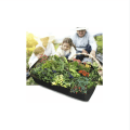 Miniatyrbilde 2 av 4: Rektangulær pustende stoff hevet sengplanter - Holdbar plantepose for blomster og grønnsaker - 0,9 m (L) x 1,8 m (B) - Svart