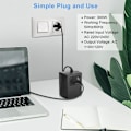 Miniatyrbilde 2 av 5: 220V/240V til 110V/120V Transformator, EU Plugg Strømtransformator Spenningsomformer Socket Adapter