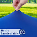 Miniatyrbilde 2 av 5: Sett med 2 rektangulære piknikduker, for 8-fots bord (blå, 30\"x96\")