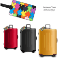 Miniatyrbilde 2 av 5: Bagasjelapper, 8 stk. bagasjelapper PVC bagasjelapper, reisekoffert bagasjelapper ID-lapper for visittkort, reisetilbehør (flerfarget)