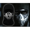 Miniatyrbillede 2 af 5: Balaclava med kranie - Moto-maske til Call of Duty-fans - Farve: Sort