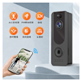 Miniatyrbillede 2 af 5: Video video Hjemmelavet Kamera WiFi Intelligent Interfektion Fjernovervågning Humanoid Genkendelse High Definition High Definition Video Dørklokke/Blac