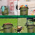 Miniatyrbilde 4 av 4: Camping søppelbøtte, bil søppelkasse, gjenbrukbar utendørs hage søppelbøtte, sammenleggbar camping resirkuleringssøppel (10 gallon 3540 cm)