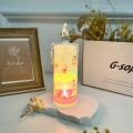 Miniatyrbilde 2 av 4: 1 stk. Flammeløs stearinlys, LED-stearinlys med juletema, egnet for julegave og julepynt (tilfeldig stil)