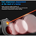 Miniatyrbild 3 av 5: Infraröd Termometer, -50°C～550°C Beröringsfri Lasertermometer med Färg LCD-Display för Kök/Reparation/Pizza/Industri (EJ för Människor)