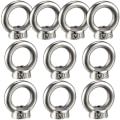 Miniatyrbilde 1 av 5: 10 stk. løfteøye mutter, hunnringmutter for løfting av 304Pack-OF-10 rustfritt stål, M8