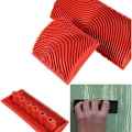 Miniatyrbild 2 av 4: 2-pack imitations trästruktur färgroller för väggmålning, väggstruktur, konstverktyg - 3\" - 6\"