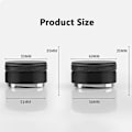 Miniatyrbilde 4 av 5: （58mm）Kaffefordeler 58mm Barista Tilbehør Kaffe Tamper Kaffe Pulver Dispenser 304 Rustfritt Stål Presset Klut Pulver Assortert Enkelt og P
