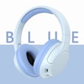 Miniatyrbillede 2 af 5: Trådløst Bluetooth gaming headset med mikrofon, aktiv støjreduktion, all-inclusive øremuffer og lang batterilevetid (lyseblå)
