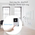 Miniatyrbillede 3 af 4: Wifi dørklokke videokamera dørtelefon sæt