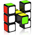 Pikkukuva 2 / 5: Rubikin kuutio 1x3x3 Rubikin kuutio Aivopähkinät Aikuiset Pojat Lelu 3D-palapeli Rubikin kuutio Ammattilainen