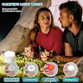 Miniatyrbilde 3 av 5: 1200mAh Mini bærbar luftmadrasspumpe og deflator, liten USB oppladbar reise luft pumpe med LED lys, for bøyer, senger, bassengleker