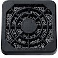Pikkukuva 4 / 4: Pölysuojasarja 2 kpl kotitietokoneen koteloille, tuulettimille, kaiuttimille ja elektronisille tuotteille (40 mm)