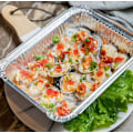Miniatyrbilde 5 av 5: 50 stk. aluminiumsformer med lokk - 26,5 x 19,2 x 6,5 cm - 2000 ml - Aluminiumsformer for grill til steking/frysing/oppbevaring, beholder