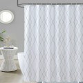 Miniatyrbilde 3 av 5: Enkel vanntett dusjforheng i lin, tykk polyester dusjforheng, badeforheng, sengeforheng 120*180 cm