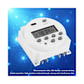 Miniatyrbild 3 av 5: Mini LCD Digital 12V Ström LCD Veckoprogrammerare Reläbrytare Digital Timer Ström Timer Kontroll med Vitt Vattentätt Skydd