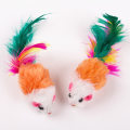 Miniatyrbilde 3 av 3: 5 stk/sett plysj katteleker fargerike myke fleece museleker falske katt 10 stk C
