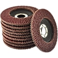 Pikkukuva 2 / 5: 20 x Läppäkiekot 40 Grit Kulmahiomakone 4.5\" (115mm) Tasohiomahallus