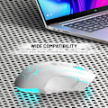Miniatyrbild 5 av 5: Trådlös spelmus, lätt tri-mode spelmus - 2.4G/BT5.0/USB-kabel, upp till 10K DPI, ergonomisk LED-bakgrundsbelyst spelmus med 8 programmerbara knappar