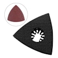Miniatyrbilde 4 av 5: 4-pakning Universal Trekant Slip Pads for Oscillerende Multiverktøy, Hurtigutløsning, 76mm, Svart