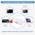 Pikkukuva 3 / 5: Soveltuu Apple Lightning Digital AV -sovittimeen Lightning HDMI -sovittimeen Apple MFi -sertifioitu HDMI-kaapeliliitin Synkronoi näyttö