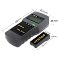 Miniatyrbillede 2 af 5: Multifunktionel LCD netværkstester SC8108, LAN telefonkabeltæller