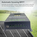 Miniatyrbild 3 av 5: Automatisk identifiering av spänningssolpanelregulator MPPT LCD-skärm Enastående system Elektriska energiproduktionssystem för uppladdningsbar litium