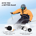Miniatyrbillede 3 af 4: Skihandsker til mænd og kvinder, vandtætte, 2024 opdaterede touch screen-skihandsker, snowboardhandsker til koldt vejr (mænd)