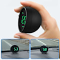 Miniatyrbillede 3 af 5: Universal Digital GPS Speedometer, Overspeed Warning, Mileage Measurement, Fatigue Driving Reminder for All Vehicles (Black)