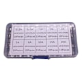Miniatyrbillede 2 af 4: 100 stk. Smeltesikring af glas, 5 x 20 mm 250V Sortiment af glassikringer 0,2A, 0,5A, 1A, 2A, 3A, 5A, 8A, 10A, 15A, 20A, Verre Verre Verre Frove til husholdningsbrug