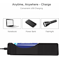 Miniatyrbilde 3 av 4: 18650 Batterilader med adapter, LCD Raissement lader 18650 for 26650 22650 20700 17670 17500 16340 (RCR123) 14500 10440 Ni-MH Ni-CD A AAA AAA A
