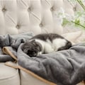 Miniatyrbilde 3 av 3: Vanntette trekk for små hunder - Vaskbart lite kattetrekk for beskyttelse av sofaen, Sherpa polar trekk for valp, beskyttelse av reversibel l