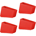 Miniatyrbild 1 av 5: Set med 4 gummifötter för stegar - 50 x 20 mm - reservdel - halkfria skydd - Universellt skydd för hemmafixare