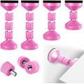 Miniatyrbillede 1 af 4: 4 stk. (Pink) Anti-Shake Justerbar Tråd Senge Rammer, 42mm-110mm, Justerbar Hovedgærde Tårn til Seng, Garderobe, Sofa, Hovedgærde