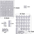 Miniatyrbillede 2 af 5: Tal og bogstaver metal skæredøre stencil scrapbooking prægning album papir fotokort håndværk