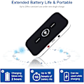Miniatyrbillede 4 af 5: Bluetooth-adaptermodtager, Bluetooth-sendermodtager 5.0-sender Bluetooth-lydmodtager 2 i 1 med 3,5 mm lydoutput RCA-lyd Bluetoot