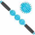 Miniatyrbillede 1 af 5: Massage rulle - massage stick - muskelmassager til lindring af ømme muskler, muskelsmerter, kramper, rygsmerter, smerter i ryggen, læggene, benene og