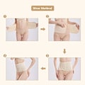 Miniatyrbillede 5 af 5: Postpartum Bælte, Beige Farve, Åndbart Justerbart Bælte til Kvinder, Postpartum Support C-Sektion Recovery Bælte, Abdominal Korset Slankende Shapewear