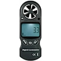 Miniatyrbillede 1 af 5: Mini digitalt multifunktions anemometer Bærbar temperatur- og hygrometer (sort)