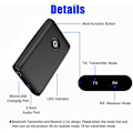 Miniatyrbillede 3 af 4: Bluetooth 5.0 transmitter, 2 i 1 trådløs 3,5 mm adapter, adapter transmitter og receiver, 2 i 1 adapter, 3,5 mm Jack Aptx og USB,