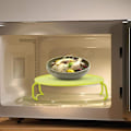 Miniatyrbillede 3 af 5: Mikrobølgeovn Grillbakke, Multifunktionel Plasttallerkenholder, Mikrobølgeovn Bagerist (Grøn)